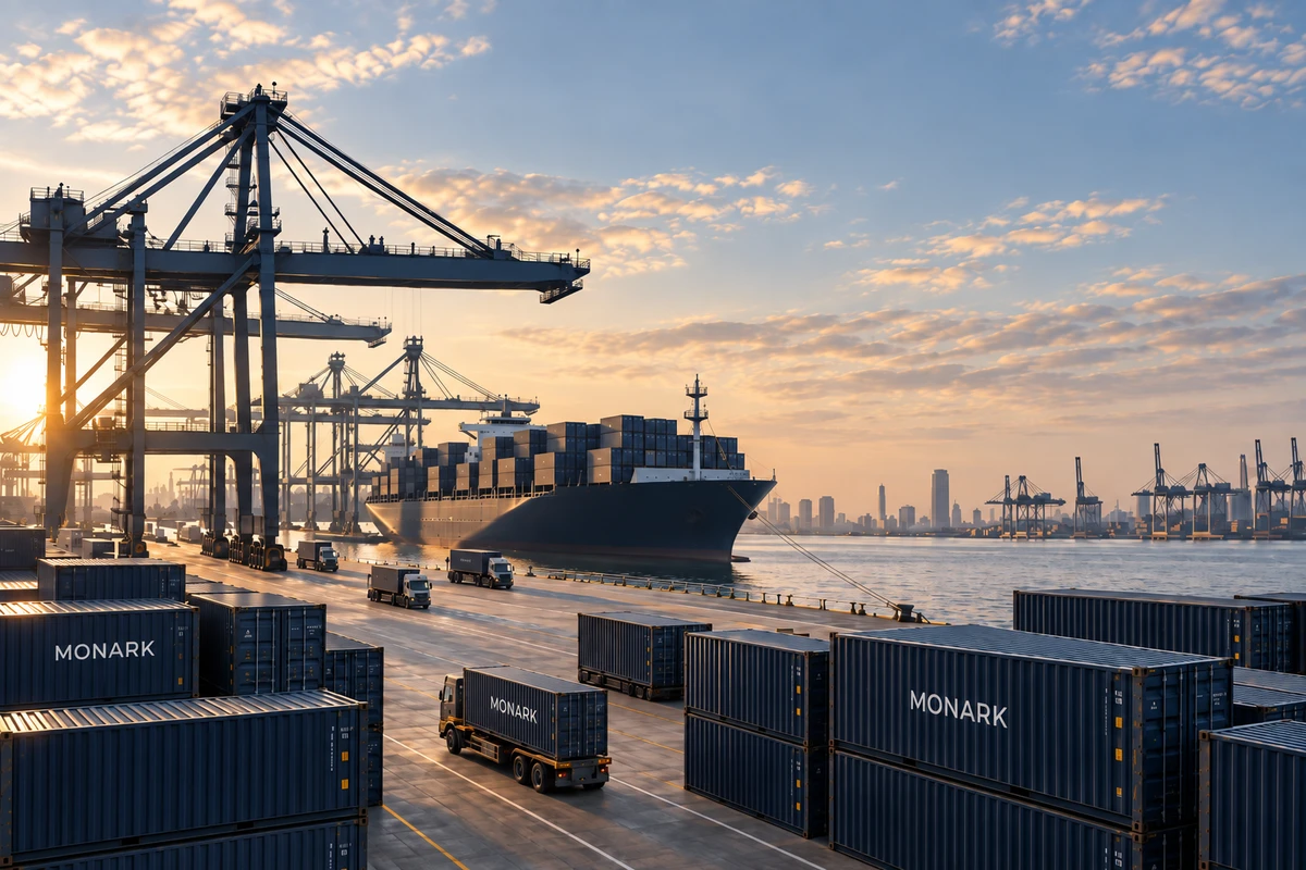 Cranes and container operations at a port