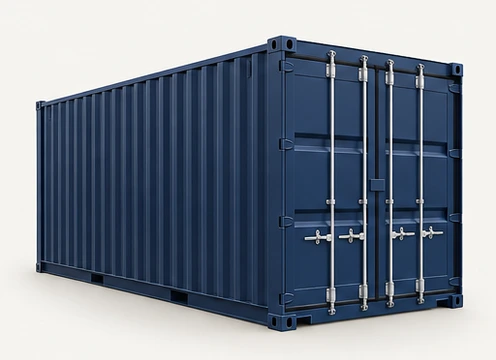 Standard dry shipping container